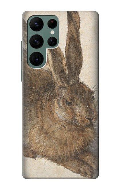 W3781 Albrecht Durer Young Hare Hard Case and Leather Flip Case For Samsung Galaxy S22 Ultra