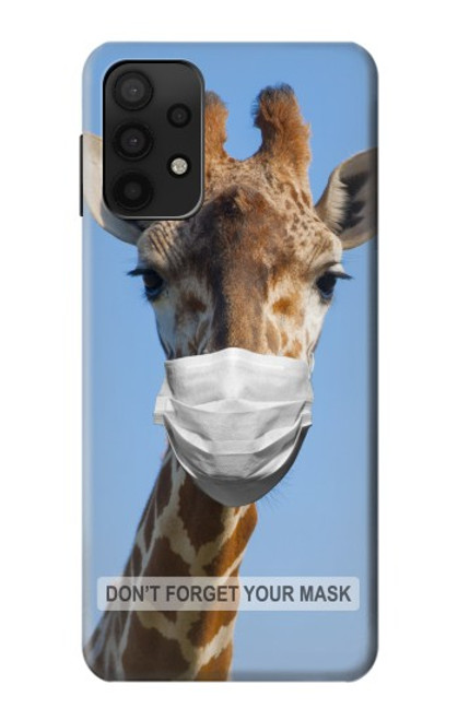 W3806 Funny Giraffe Hard Case and Leather Flip Case For Samsung Galaxy M32 5G