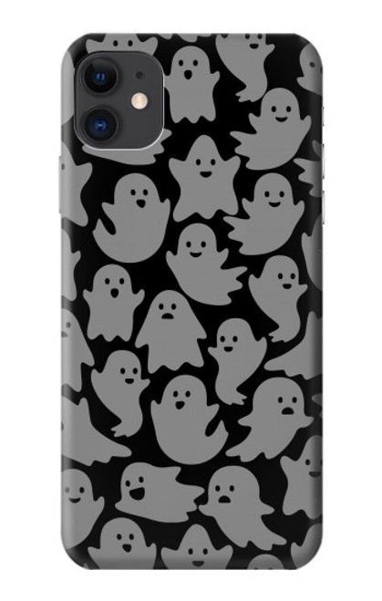 W3835 Cute Ghost Pattern Hard Case and Leather Flip Case For iPhone 11