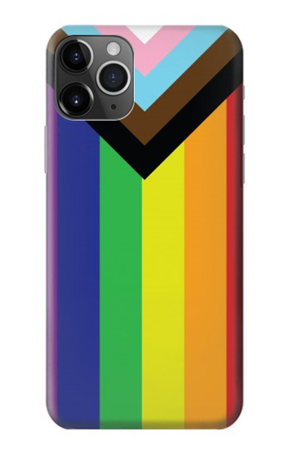 W3846 Pride Flag LGBT Hard Case and Leather Flip Case For iPhone 11 Pro