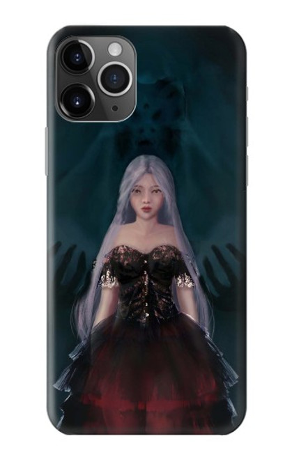 W3847 Lilith Devil Bride Gothic Girl Skull Grim Reaper Hard Case and Leather Flip Case For iPhone 11 Pro
