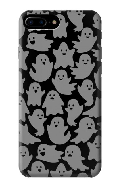 W3835 Cute Ghost Pattern Hard Case and Leather Flip Case For iPhone 7 Plus, iPhone 8 Plus