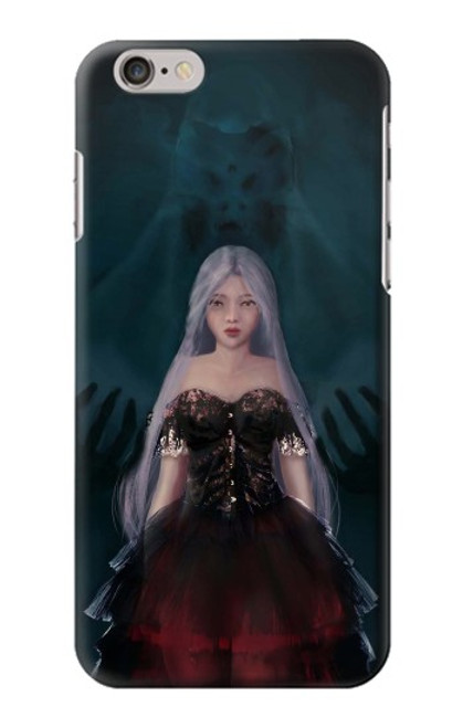 W3847 Lilith Devil Bride Gothic Girl Skull Grim Reaper Hard Case and Leather Flip Case For iPhone 6 6S