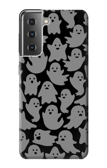 W3835 Cute Ghost Pattern Hard Case and Leather Flip Case For Samsung Galaxy S21 Plus 5G, Galaxy S21+ 5G