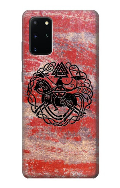 W3831 Viking Norse Ancient Symbol Hard Case and Leather Flip Case For Samsung Galaxy S20 Plus, Galaxy S20+