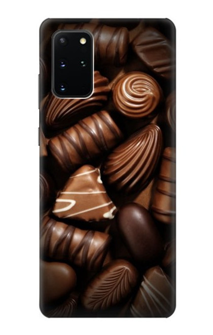 W3840 Dark Chocolate Milk Chocolate Lovers Hard Case and Leather Flip Case For Samsung Galaxy S20 Plus, Galaxy S20+