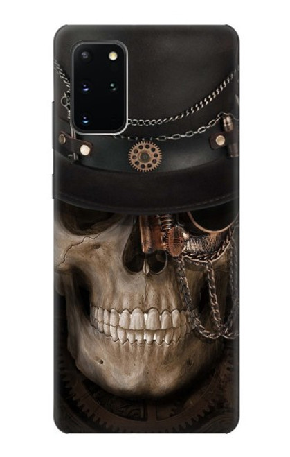 W3852 Steampunk Skull Hard Case and Leather Flip Case For Samsung Galaxy S20 Plus, Galaxy S20+