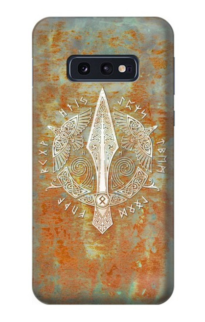 W3827 Gungnir Spear of Odin Norse Viking Symbol Hard Case and Leather Flip Case For Samsung Galaxy S10e