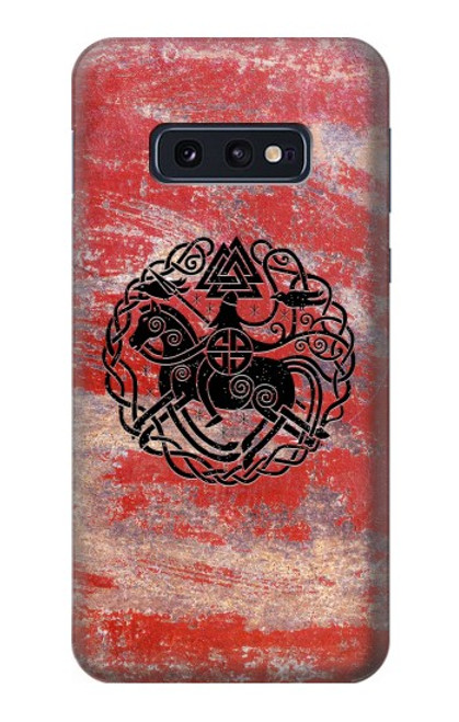 W3831 Viking Norse Ancient Symbol Hard Case and Leather Flip Case For Samsung Galaxy S10e