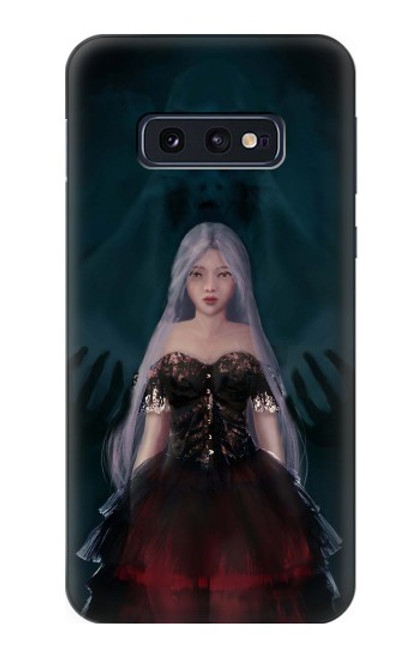 W3847 Lilith Devil Bride Gothic Girl Skull Grim Reaper Hard Case and Leather Flip Case For Samsung Galaxy S10e
