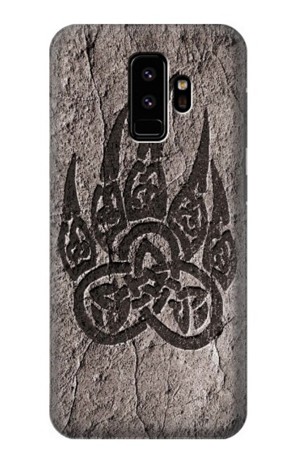 W3832 Viking Norse Bear Paw Berserkers Rock Hard Case and Leather Flip Case For Samsung Galaxy S9