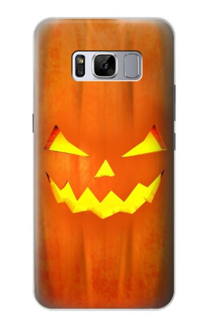 W3828 Pumpkin Halloween Hard Case and Leather Flip Case For Samsung Galaxy S8 Plus