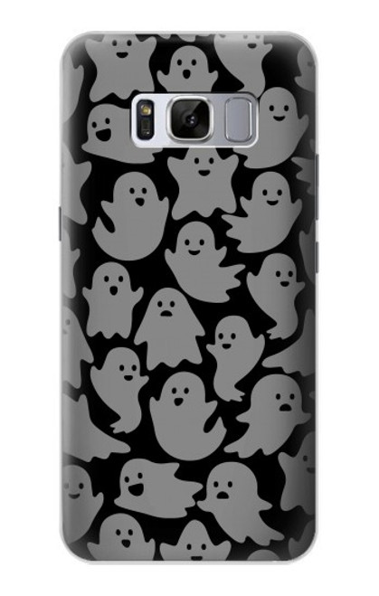 W3835 Cute Ghost Pattern Hard Case and Leather Flip Case For Samsung Galaxy S8