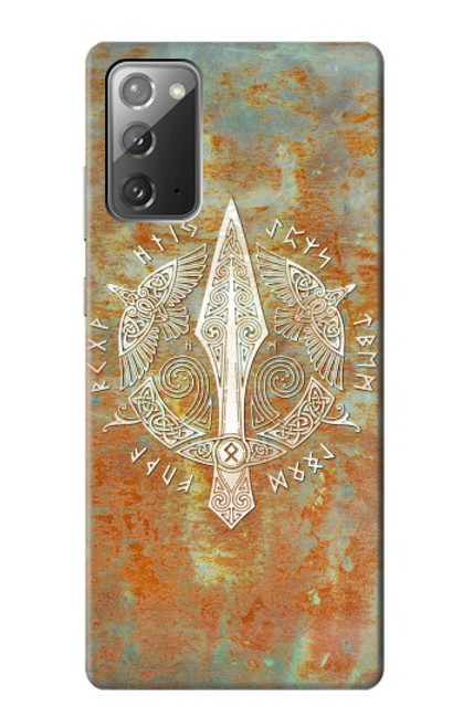 W3827 Gungnir Spear of Odin Norse Viking Symbol Hard Case and Leather Flip Case For Samsung Galaxy Note 20
