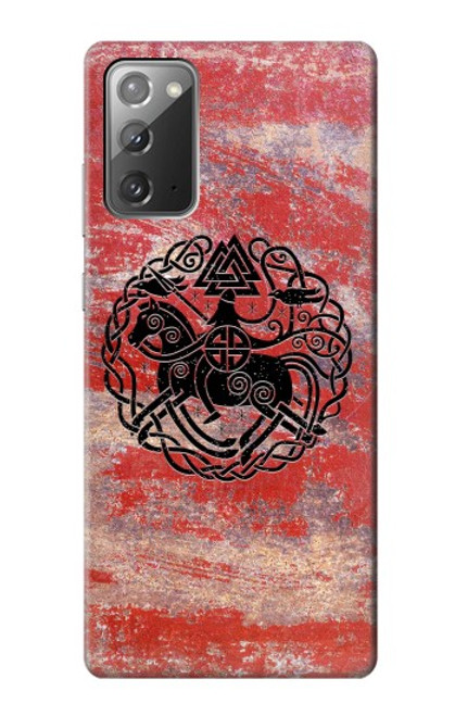 W3831 Viking Norse Ancient Symbol Hard Case and Leather Flip Case For Samsung Galaxy Note 20