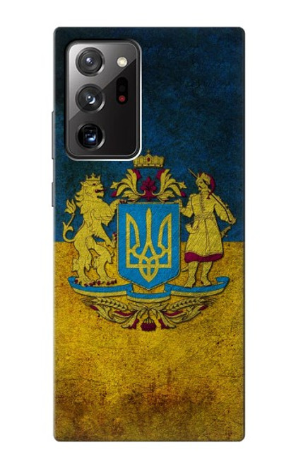 W3858 Ukraine Vintage Flag Hard Case and Leather Flip Case For Samsung Galaxy Note 20 Ultra, Ultra 5G