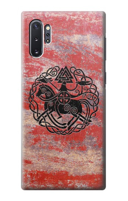 W3831 Viking Norse Ancient Symbol Hard Case and Leather Flip Case For Samsung Galaxy Note 10 Plus