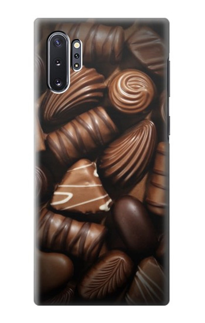 W3840 Dark Chocolate Milk Chocolate Lovers Hard Case and Leather Flip Case For Samsung Galaxy Note 10 Plus