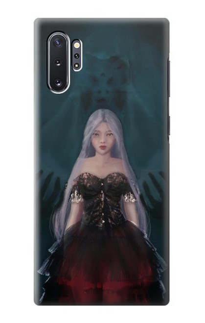 W3847 Lilith Devil Bride Gothic Girl Skull Grim Reaper Hard Case and Leather Flip Case For Samsung Galaxy Note 10 Plus