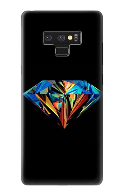 W3842 Abstract Colorful Diamond Hard Case and Leather Flip Case For Note 9 Samsung Galaxy Note9