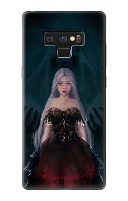 W3847 Lilith Devil Bride Gothic Girl Skull Grim Reaper Hard Case and Leather Flip Case For Note 9 Samsung Galaxy Note9