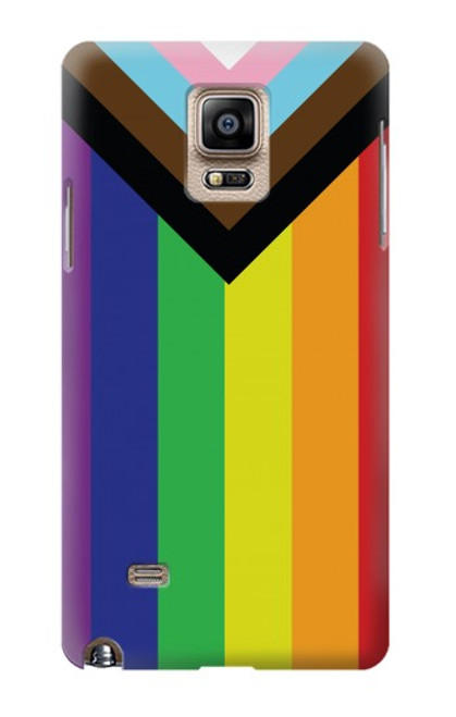 W3846 Pride Flag LGBT Hard Case and Leather Flip Case For Samsung Galaxy Note 4