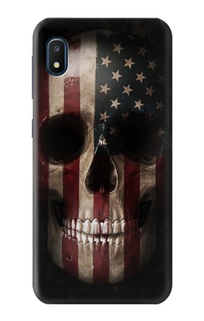 W3850 American Flag Skull Hard Case and Leather Flip Case For Samsung Galaxy A10e