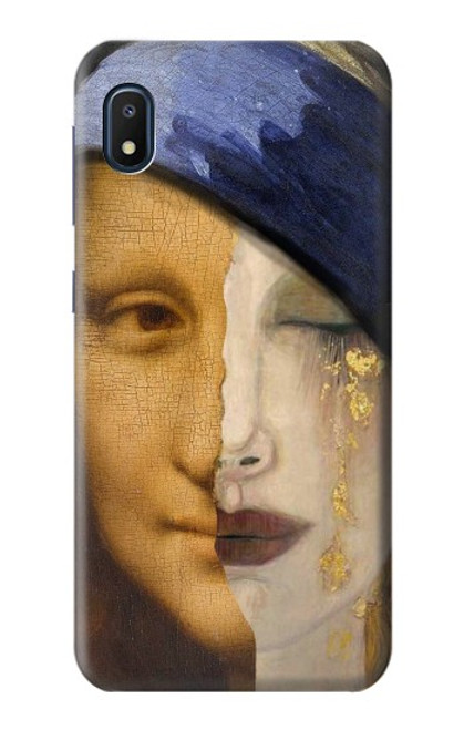 W3853 Mona Lisa Gustav Klimt Vermeer Hard Case and Leather Flip Case For Samsung Galaxy A10e