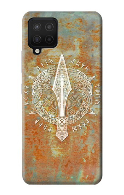 W3827 Gungnir Spear of Odin Norse Viking Symbol Hard Case and Leather Flip Case For Samsung Galaxy A12