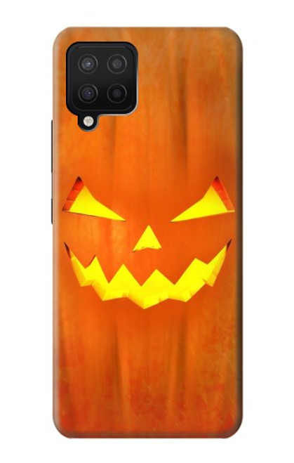 W3828 Pumpkin Halloween Hard Case and Leather Flip Case For Samsung Galaxy A12