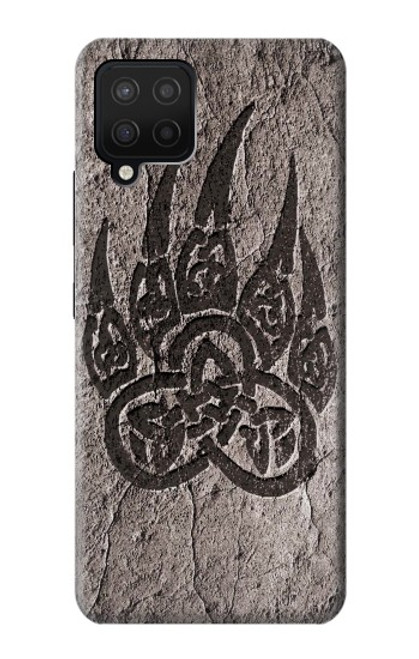 W3832 Viking Norse Bear Paw Berserkers Rock Hard Case and Leather Flip Case For Samsung Galaxy A12