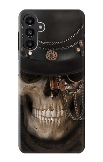 W3852 Steampunk Skull Hard Case and Leather Flip Case For Samsung Galaxy A13 5G