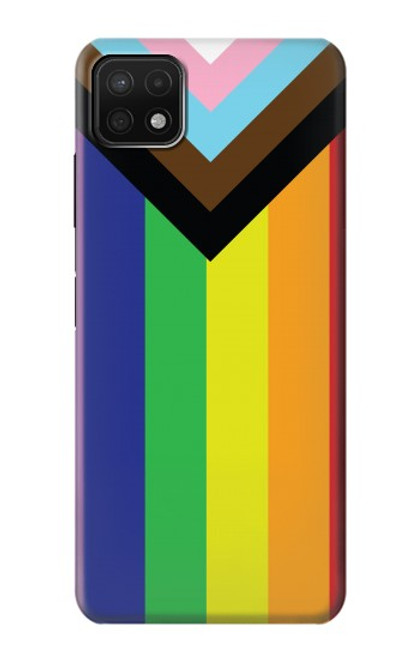 W3846 Pride Flag LGBT Hard Case and Leather Flip Case For Samsung Galaxy A22 5G