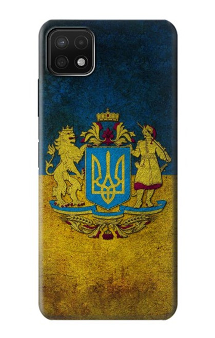 W3858 Ukraine Vintage Flag Hard Case and Leather Flip Case For Samsung Galaxy A22 5G