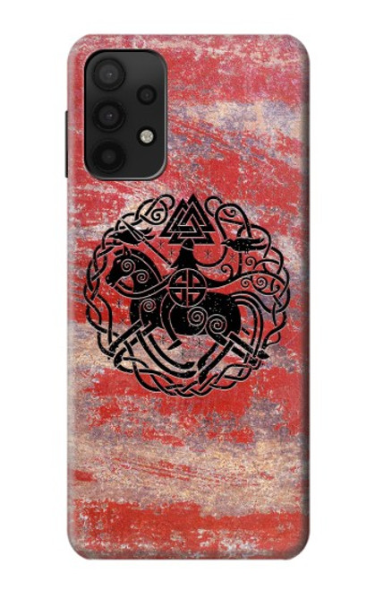 W3831 Viking Norse Ancient Symbol Hard Case and Leather Flip Case For Samsung Galaxy A32 5G