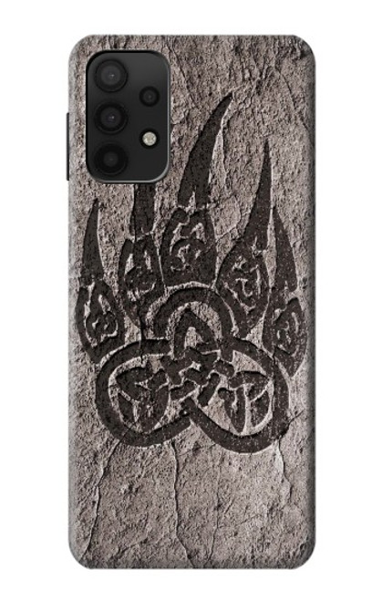 W3832 Viking Norse Bear Paw Berserkers Rock Hard Case and Leather Flip Case For Samsung Galaxy A32 5G