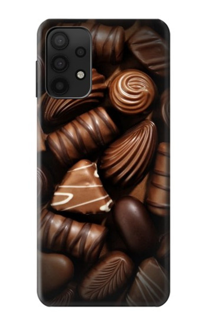 W3840 Dark Chocolate Milk Chocolate Lovers Hard Case and Leather Flip Case For Samsung Galaxy A32 5G