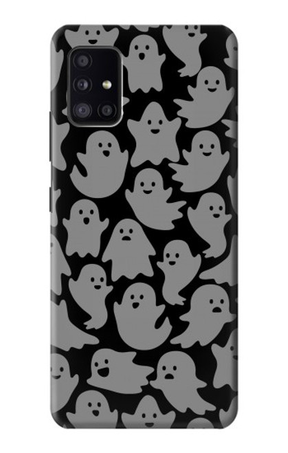 W3835 Cute Ghost Pattern Hard Case and Leather Flip Case For Samsung Galaxy A41