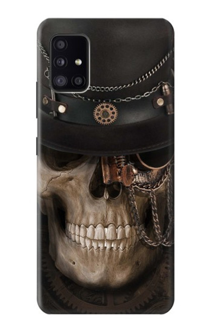 W3852 Steampunk Skull Hard Case and Leather Flip Case For Samsung Galaxy A41