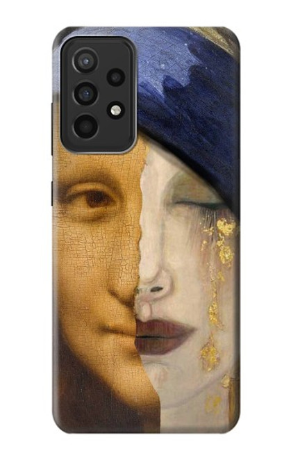 W3853 Mona Lisa Gustav Klimt Vermeer Hard Case and Leather Flip Case For Samsung Galaxy A52s 5G