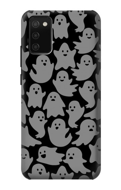 W3835 Cute Ghost Pattern Hard Case and Leather Flip Case For Samsung Galaxy A02s, Galaxy M02s  (NOT FIT with Galaxy A02s Verizon SM-A025V)