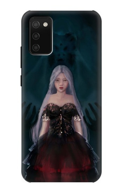 W3847 Lilith Devil Bride Gothic Girl Skull Grim Reaper Hard Case and Leather Flip Case For Samsung Galaxy A02s, Galaxy M02s  (NOT FIT with Galaxy A02s Verizon SM-A025V)