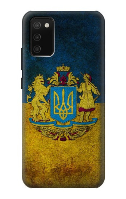 W3858 Ukraine Vintage Flag Hard Case and Leather Flip Case For Samsung Galaxy A02s, Galaxy M02s  (NOT FIT with Galaxy A02s Verizon SM-A025V)