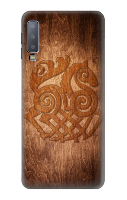 W3830 Odin Loki Sleipnir Norse Mythology Asgard Hard Case and Leather Flip Case For Samsung Galaxy A7 (2018)
