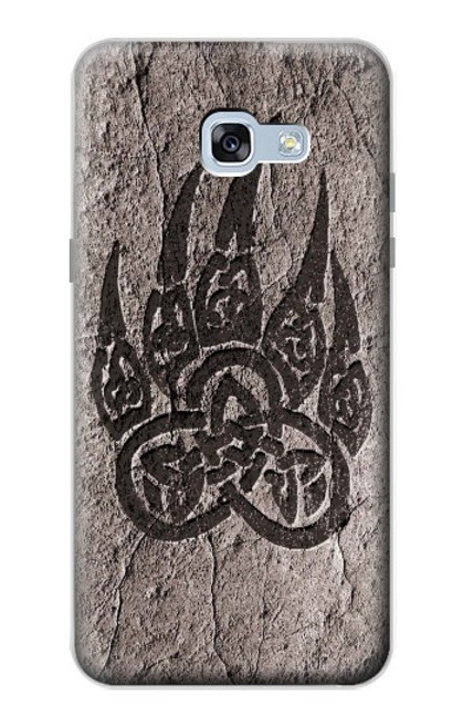 W3832 Viking Norse Bear Paw Berserkers Rock Hard Case and Leather Flip Case For Samsung Galaxy A5 (2017)