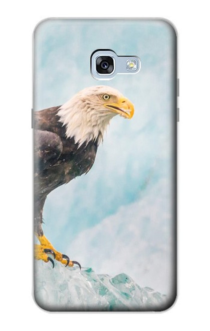 W3843 Bald Eagle On Ice Hard Case and Leather Flip Case For Samsung Galaxy A5 (2017)