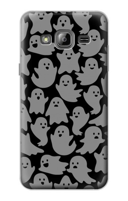 W3835 Cute Ghost Pattern Hard Case and Leather Flip Case For Samsung Galaxy J3 (2016)