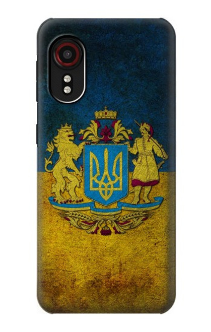 W3858 Ukraine Vintage Flag Hard Case and Leather Flip Case For Samsung Galaxy Xcover 5