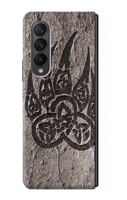 W3832 Viking Norse Bear Paw Berserkers Rock Hard Case For Samsung Galaxy Z Fold 3 5G