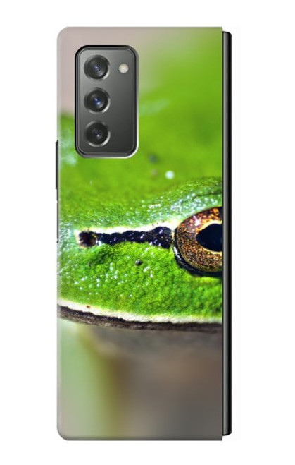 W3845 Green frog Hard Case For Samsung Galaxy Z Fold2 5G